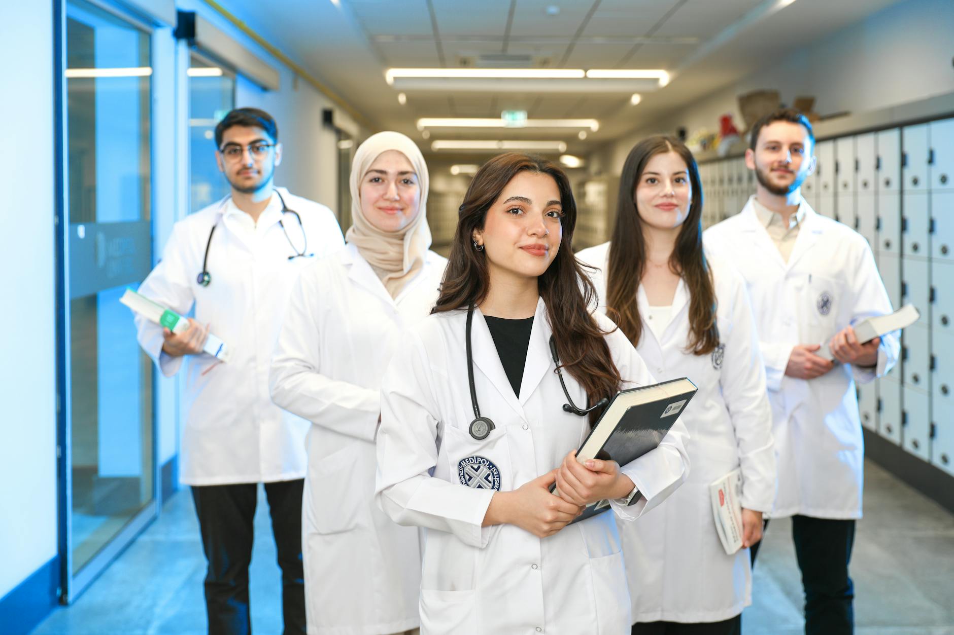 diverse group of medical professionals